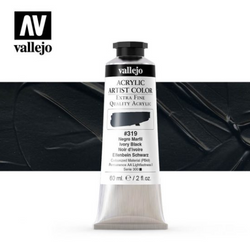 Ivory Black Vallejo Acrylic Artist Color