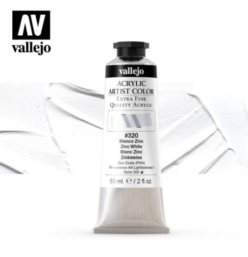Zinc White Vallejo Acrylic Artist Color