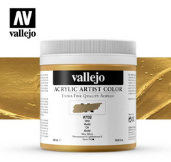 Gold Vallejo Acrylic Artist Color
