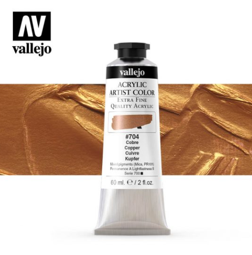 Copper Vallejo Acrylic Artist Color