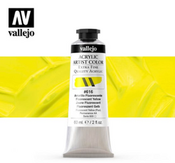 Fluorescent Yellow Vallejo Acrylic Artist Color