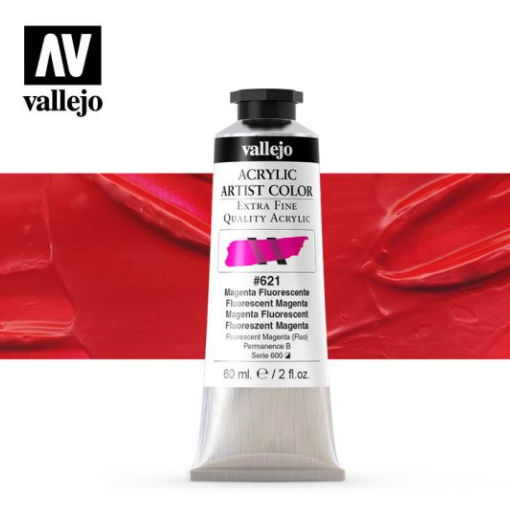 Fluorescent Magenta Vallejo Acrylic Artist Color