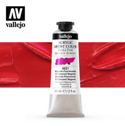 Fluorescent Magenta Vallejo Acrylic Artist Color