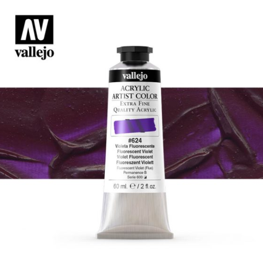 Fluorescent Violet Vallejo Acrylic Artist Color