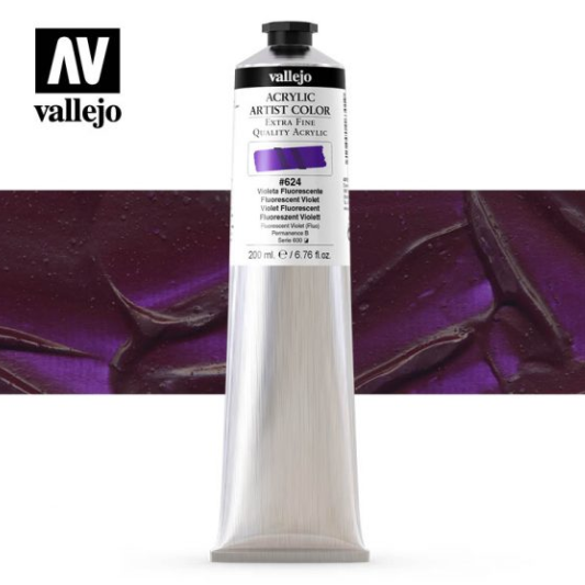 Fluorescent Violet Vallejo Acrylic Artist Color