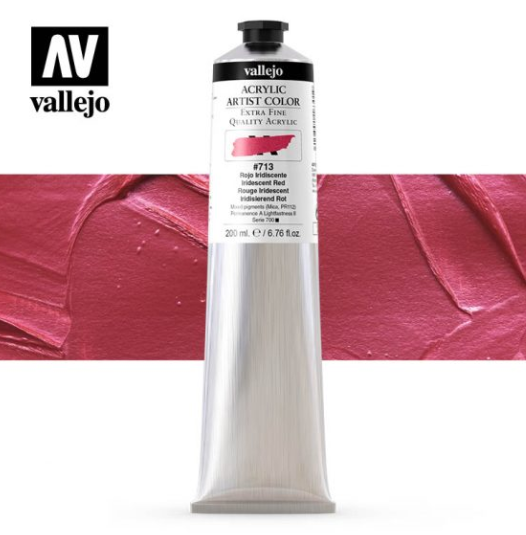 Iridescent Red Vallejo Acrylic Artist Color