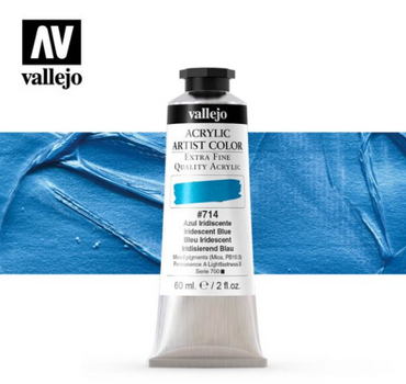Iridescent Blue Vallejo Acrylic Artist Color