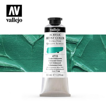 Iridescent Green Vallejo Acrylic Artist Color