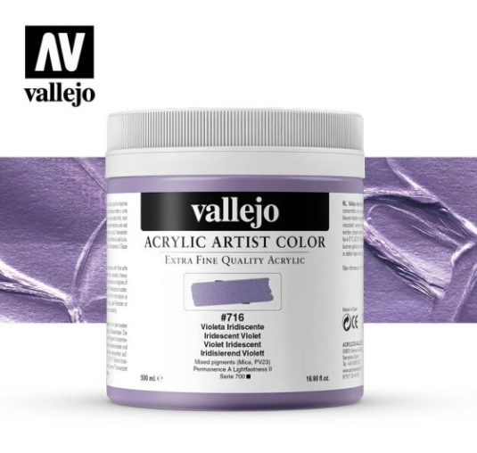 Iridescent Violet Vallejo Acrylic Artist Color