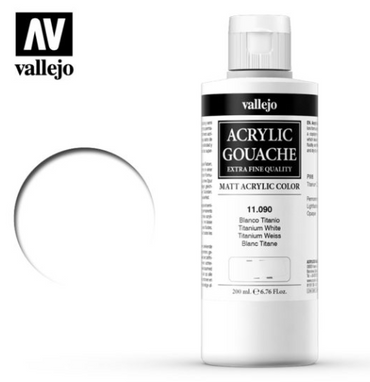 Titanium White Vallejo Acrylic Gouache