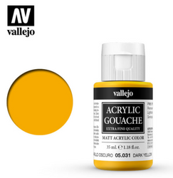 Dark Yellow Vallejo Acrylic Gouache