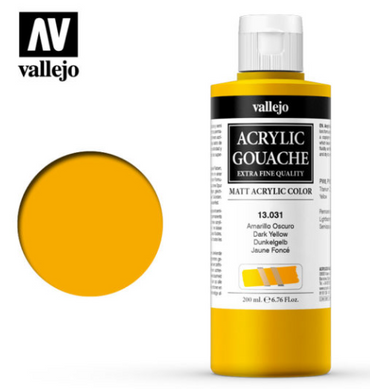 Dark Yellow Vallejo Acrylic Gouache