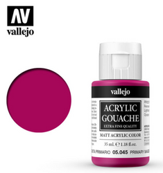 Primary Magenta Vallejo Acrylic Gouache