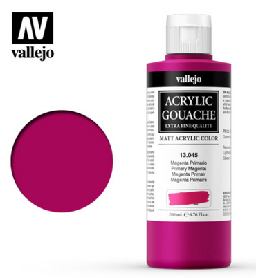 Primary Magenta Vallejo Acrylic Gouache