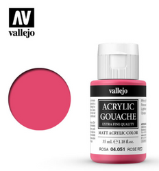 Rose Red Vallejo Acrylic Gouache