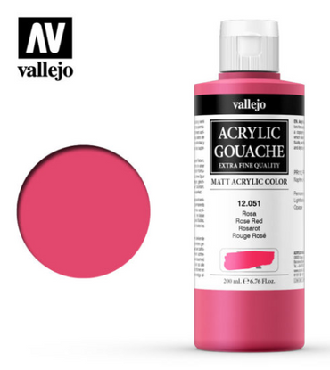 Rose Red Vallejo Acrylic Gouache