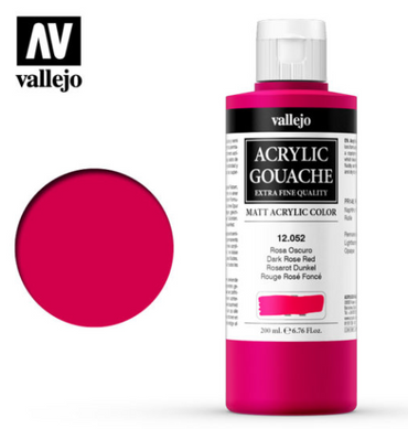 Dark Rose Red Vallejo Acrylic Gouache