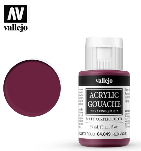 Red Violet Vallejo Acrylic Gouache