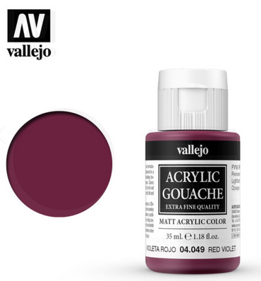Red Violet Vallejo Acrylic Gouache