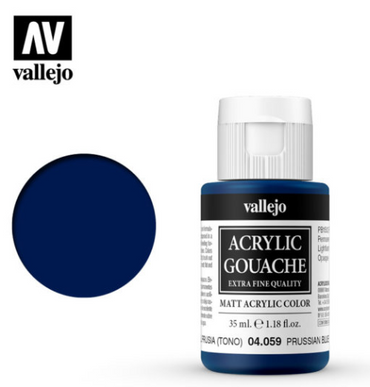 Prussian Blue (Hue) Vallejo Acrylic Gouache