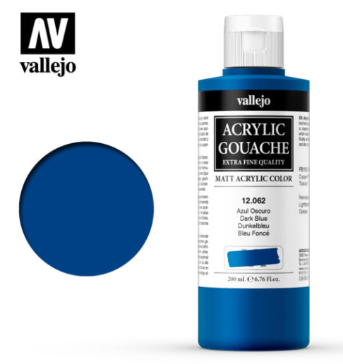 Dark Blue Vallejo Acrylic Gouache