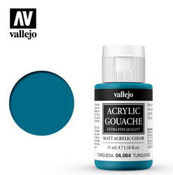 Turquoise Vallejo Acrylic Gouache