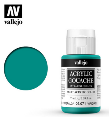 Viridian Vallejo Acrylic Gouache