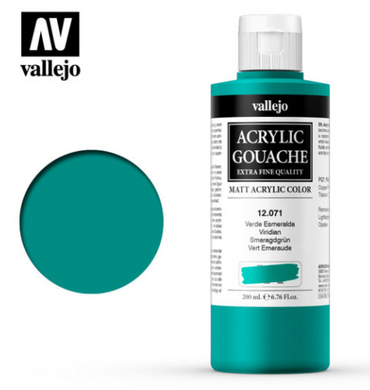 Viridian Vallejo Acrylic Gouache
