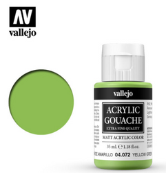 Yellow Green Vallejo Acrylic Gouache