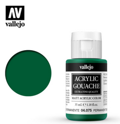 Permanent Green Vallejo Acrylic Gouache