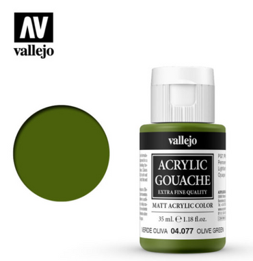 Olive Green Vallejo Acrylic Gouache