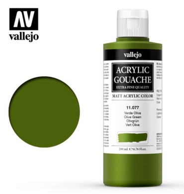 Olive Green Vallejo Acrylic Gouache
