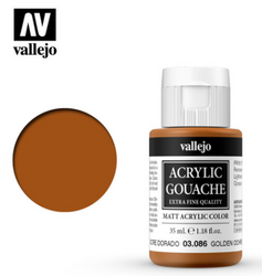 Golden Ochre Vallejo Acrylic Gouache