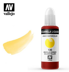 Golden Yellow Vallejo Liquid Watercolor