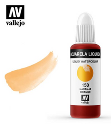 Orange Vallejo Liquid Watercolor