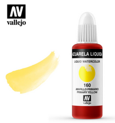 Primary Yellow Vallejo Liquid Watercolor