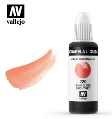 Light Red Vallejo Liquid Watercolor