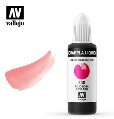 Rose Red Vallejo Liquid Watercolor