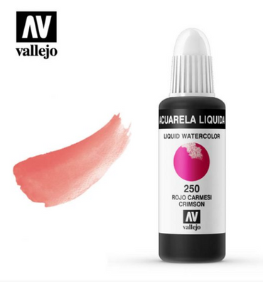 Crimson Vallejo Liquid Watercolor