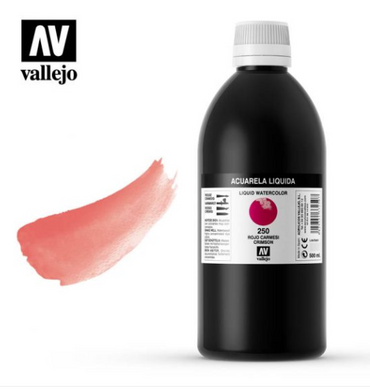 Crimson Vallejo Liquid Watercolor
