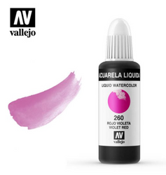 Violet Red Vallejo Liquid Watercolor
