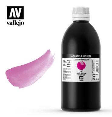 Violet Red Vallejo Liquid Watercolor