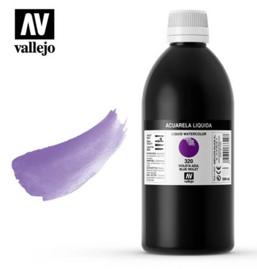 Blue Violet Vallejo Liquid Watercolor