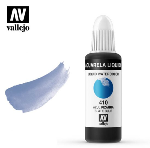 Slate Blue Vallejo Liquid Watercolor