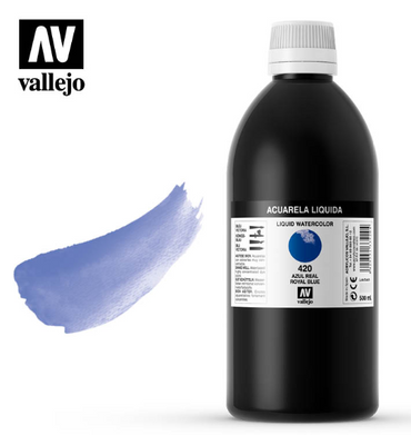 Royal Blue Vallejo Liquid Watercolor