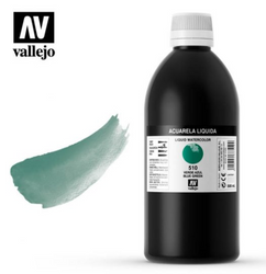 Blue Green Vallejo Liquid Watercolor