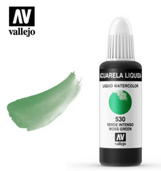 Moss Green Vallejo Liquid Watercolor