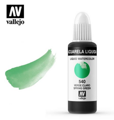 Spring Green Vallejo Liquid Watercolor