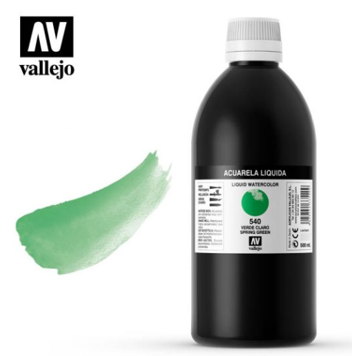Spring Green Vallejo Liquid Watercolor