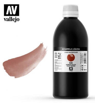 Violet Brown Vallejo Liquid Watercolor